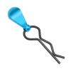 JTLB 4Pcs Stainless Steel RC Body Clip Pin with Aluminum Alloy Handle, R Shape RC Car Body Clip for 1/8 1/10 RC Cars, Quick & Easy Install & Remove, Replacement Parts (Blue) view 2