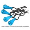 JTLB 4Pcs Stainless Steel RC Body Clip Pin with Aluminum Alloy Handle, R Shape RC Car Body Clip for 1/8 1/10 RC Cars, Quick & Easy Install & Remove, Replacement Parts (Blue) view 3