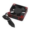 Keenso 2PCS RC ESC Motor Cooling Fan, RC Motor Cooling Fan Universal 35mm Heatsink 15000rpm ESC for Car (Red view 4