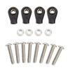4X RC Shocks Set 1/10 Front Shock 51mm Shock Absorber Set Parts for Tamiya TT01 TT02 RC Car view 2