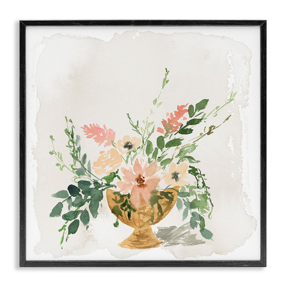 Stupell Industries Sunday's Best Florals Framed Giclee Art Design by Lucille Price