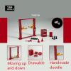 MOOKEENONE Adjustable Garage Maintenance Tools Die-Cast Model Car Display Model view 3