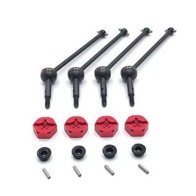 1/14 Red RC Upgraded Spare Part CVD Drive Shaft for WLtoys 1/14 144001 1/12 124018 124019 Accessories