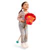 B. toys Dinosaur Hobby Horse - Plush Stick Horse Toy - Wooden Pole & Sensory Textures - Realistic Sounds - 2 Years + - Hop 'n' Ride - Tommy Triceratops view 1