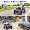 Licensed Ford Ranger Ride on Pickup Truck by INFANS, 12V Battery Powered Electric Vehicle for Kids with Remote Control, Headlight, Power Display, Bluetooth, MP3, Music, Aged 3-6 Years (Gray) view 4
