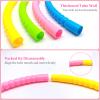 2 Pcs Toy Color Hoop, Detachable Adjustable Exercise Hoops, Plastic Hoops Playground Toys Colored Hoop Rings Circles for Teens Party Games Gymnastics(4 Colors, 28 Inch) view 3