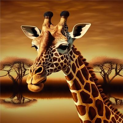 300 Pieces of Puzzle,Giraffe Animal Series Wooden Puzzle,Dust-Free Perfect Interlocking,Suitable for Home Decoration,Birthday Gifts,Suitable for Both Men and Women