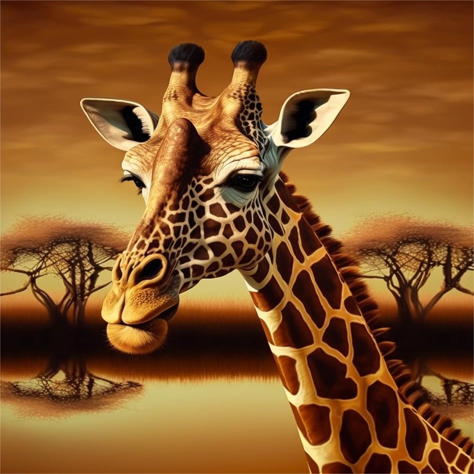 300 Pieces of Puzzle,Giraffe Animal Series Wooden Puzzle,Dust-Free Perfect Interlocking,Suitable for Home Decoration,Birthday Gifts,Suitable for Both Men and Women