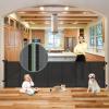 Reinforced Bottom 100 Inch Retractable Baby Gates Extra Wide Baby Gate for Large Openings, 8 ft Super Long Child Gates for Large Openings, Mesh Retractable Dog Gate for Doorways Extra Wide, Black view 1