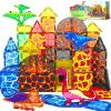 Mine Magnetic World Magnetic Blocks Building Toys for Kids 3-5 5-7 Girls Boys Toys Age 4-6 6-8, Classroom Must Haves Toddler Sensory Toys for 3+ Year Old Kids Toys view 1