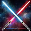 AuntyFey Light Up Saber, 2 Pack Light up Saber for Kids, Extendable Light Up Toy Sword for Kids, Light Up Sword Set, Dual Light Up Sabers for Kids Adults Toddler Boy Girl,Light Savers Party Toy view 1