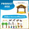 Remerry 33 Pcs Birth of Jesus Felt Figures Nativity Felt Stories Birth of Baby Jesus Precut Felt Figures Felt Bible Characters Flannel Board Stories for Kids Classroom Christmas Supplies (Cartoon) view 2