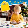 Remerry 33 Pcs Birth of Jesus Felt Figures Nativity Felt Stories Birth of Baby Jesus Precut Felt Figures Felt Bible Characters Flannel Board Stories for Kids Classroom Christmas Supplies (Cartoon) view 4