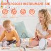 Baby Musical Instruments Set - Montessori Wooden 18 Month Old Baby Musical Toys, Toddler Percussion Instruments Xylophone Maracas Tambourine for Toddlers 1-3, 1 2 3 Year Old Girls Boys Birthday Gifts view 2