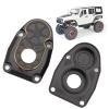 Nurnesy 2pcs RC Portal Covers Brass Portal Drive Housing RC Knuckle for Axial Capra for SCX10 III AR45P Axle 1/10 RC Cars Black view 3