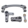Nurnesy RC Steering Servo Saver Aluminum Alloy Improved Performance Steering for ARRMA 1/8 Mojave 4X4 4S RC Car (Titanium) view 1