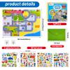 Transportation Felt Story Board Set ,40*28in Flannel Board for Wall ,95 Felt Pieces,Preschool Storytelling ,Vehicles,Career Image Dress-Up,Zoo Learning Interactive,for 3 years +,Gift for Toddlers view 2