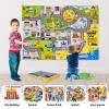 Transportation Felt Story Board Set ,40*28in Flannel Board for Wall ,95 Felt Pieces,Preschool Storytelling ,Vehicles,Career Image Dress-Up,Zoo Learning Interactive,for 3 years +,Gift for Toddlers view 3