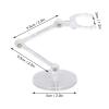 10 Sets Dolls Support Frame Action Figure Stand with Transparent Holder for 6 Inch Modes, for Human Shaped Doll Series (Transparent view 3