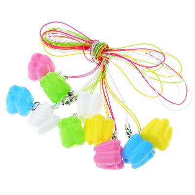 10 Pcs Tooth Saver Necklaces Lost Teeth Storage Box Tooth Necklace for Lost Teeth Organizer Baby Milk Teeth Storage Cases Fairy Save Box for Children Tooth Fairy Bag School Classroom Party Supply