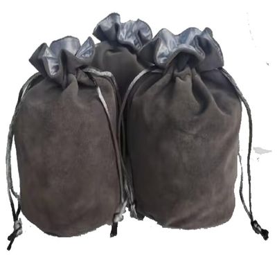 zmgmsmh Drawstring Dice Bag Chess bag small pouch hold chess pieces velvet Fabric Dice Pouch cosplay coin pouch Velvet Jewelry Bag Red/Grey/Black (3, Grey)