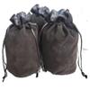zmgmsmh Drawstring Dice Bag Chess bag small pouch hold chess pieces velvet Fabric Dice Pouch cosplay coin pouch Velvet Jewelry Bag Red/Grey/Black (3, Grey) view 1