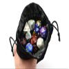 zmgmsmh Drawstring Dice Bag Chess bag small pouch hold chess pieces velvet Fabric Dice Pouch cosplay coin pouch Velvet Jewelry Bag Red/Grey/Black (3, Grey) view 4