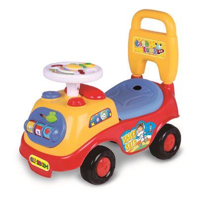 STJOYOPY Ride On Toddler Car,Kids Push Car, Sit to Stand Ride On Toys with Music Steering Wheel for Toddler 19-36 Months, Boys and Girls