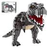 CSNRHG Dinosaur Tyrannosaurus Rex Model Decor Micro Mini Blocks Velociraptor Building Blocks Toy Birthday for Age 6+ Children Adults Teens 1530 Pieces view 1