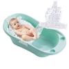 Baby Flotation Bath Cushion Infant Bath Seat Support Net Newborn Bathtub Mesh Pad with Pillow Baby Shower Lie Seat Toddler Bathing Shower Breathable Mat for 0-24 Months view 1