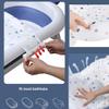 Baby Flotation Bath Cushion Infant Bath Seat Support Net Newborn Bathtub Mesh Pad with Pillow Baby Shower Lie Seat Toddler Bathing Shower Breathable Mat for 0-24 Months view 3