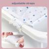 Baby Flotation Bath Cushion Infant Bath Seat Support Net Newborn Bathtub Mesh Pad with Pillow Baby Shower Lie Seat Toddler Bathing Shower Breathable Mat for 0-24 Months view 4
