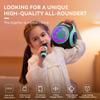 All Rounder Karaoke Machine for Kids Teens, Portable Bluetooth Karaoke Speaker with Two Mics, Voice Changer, Light Effect, Bass Tremolo, Gifts Toys for Girl, Supports USB/TF/AUX for Home Party (Green) view 2