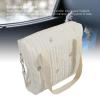 Baby Stroller Organizer Bag Large Capacity Cotton Stroller Storage Bag Hanging Travel Shopping Multifunctional (Beige Flower) view 2