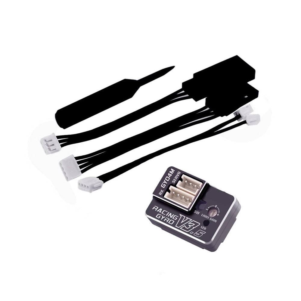 A50BHL 19KG Super Torque Super High Speed 8.4V Programmable Low Profile Brushless Digital Remote Control Servo(GY04M V3.5 Gyro)