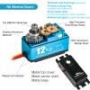 Wishiot TD-9412 12KG Low Profile Servo Full Metal High Torque RC Digital Servo 180 IP67 Waterproof Servo High Speed for 1/10 RC Car view 3