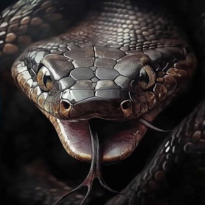 1000 Pieces of Puzzle,Black Snake Animal Series Wooden Puzzle,Dust-Free Perfect Interlocking,Suitable for Home Decoration,Birthday Gifts,Suitable for Both Men and Women