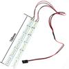 24 LEDs Chassis Light Aluminum RC LED Strip 6V & RC 4Led LED Light Bar Headlight Metal Roof Lamp view 3