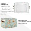 STAYTOP Christmas Cookies Large Storage Basket 2PCS,Collapsible Toy Storage Bin Laundry Basket with Handle,Used for Home Closets, Offices, Bedrooms view 2