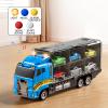 NIPLOOOW Toddler Boys Toys for 3 4 5 6 Years Old, Truck Vehicle Set with Play Mat and Die-Cast Toy Car, Transport Carrier Truck for Kids, Birthday Gifts Toys for 3 4 5 6 7 8+ Year Old Boys view 3
