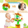 Rechargeable Dancing Talking Cactus Toy w/Volume Adjustable, Cactus Baby Toy Repeat What You Say, Baby Toys for Boys Girls, Singing Mimicking Cactus Toy, Birthday or Chirstmas Gifts for Grandkids view 3