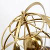 DONGDAWAN Copper Ornaments European Style Simple Rotating Globe Metal Ornaments Office Desktop Globe Ornaments Study Metal Crafts Desktop Decorations view 3