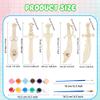 31 Pcs Make You Own Pirates Wooden Swords Set Including 20 Pcs DIY Wood Swords Bulk 3 Pcs Ribbon with 8 Pcs Painting Props for Kids Adults Halloween Art Activity Cosplay Supplies Birthday Gifts view 2