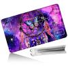 24" x 14" Zoned TCG/MTG Commander Playmat, Purple Paving Dream Net view 1