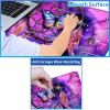 24" x 14" Zoned TCG/MTG Commander Playmat, Purple Paving Dream Net view 3