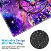 24" x 14" Zoned TCG/MTG Commander Playmat, Purple Paving Dream Net view 4