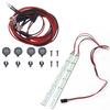 24 LEDs Chassis Light Aluminum RC LED Strip 6V & RC Car 4 White LED Light Headlights with Light Cover Lampshade view 1
