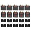 5Pairs QS8-S Battery Connector Anti-Sparking High Current Adapter Joint Gold-Plated Brass Power Plug for RC Electric Motors(5pairs Black) view 1