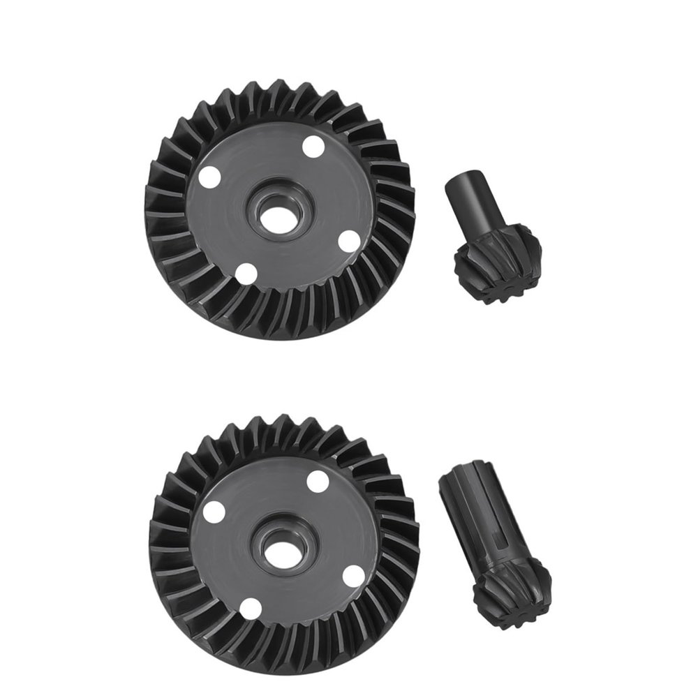 30T/10T Steel Differential Drive Gear+Front Rear Helical Bevel Gear for MJX for 14210 14209 H14BM RC Part(Front Rear 30T 10T)