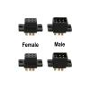 5Pairs Fixed Wing Aircraft Model JY6P JY12P 6 Pin/12 Pin Quick Release Male Female Plug Brushless Motor Servo RC UAV Connector(5pairs JY12P) view 3